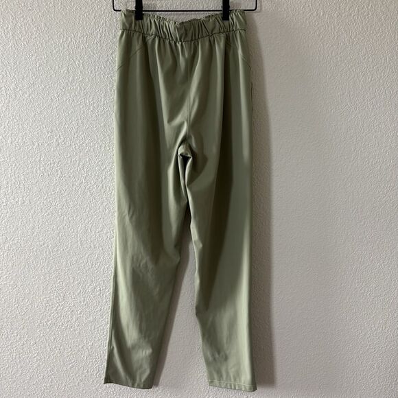 LULULEMON Keep Moving Pant 7/8 High Rise Rosemary Green size 4 - Picture 6 of 7
